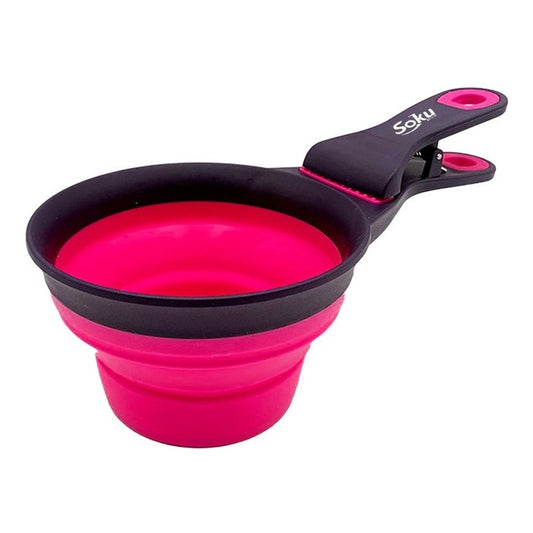 Soku Cucharón Tazón Plegable Croquetas Clip Sellador  3 En 1