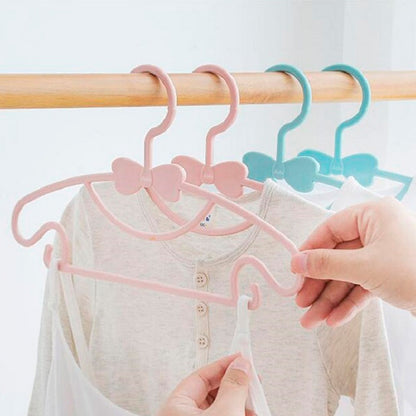 20 Ganchos Ropa Moda Niños Bebes Perchera Durable