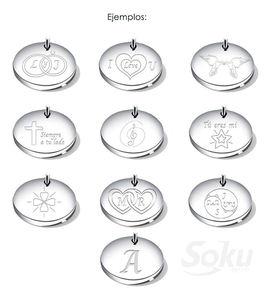 Pulseras Duo Personalizadas Grabado Parejas Acero Titanio