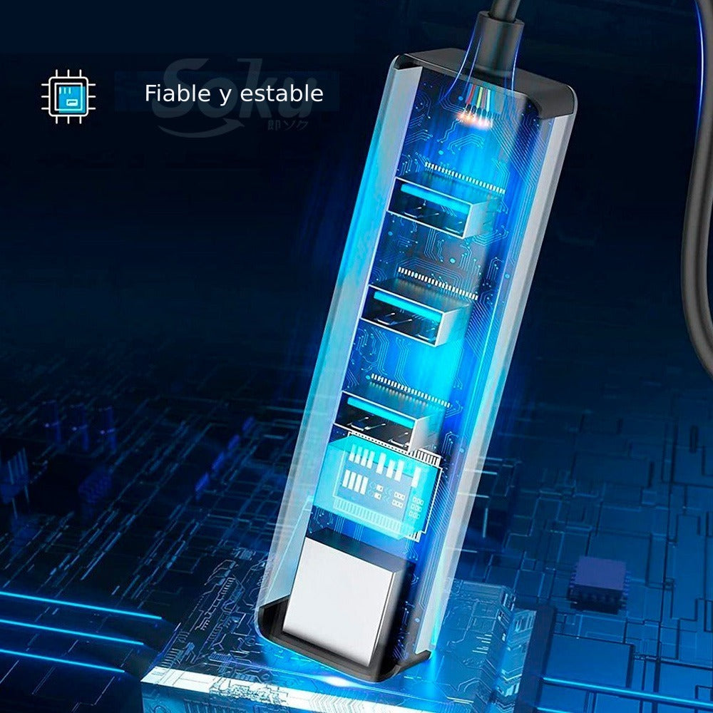 Adaptador Hub Usb 3.0 A Ethernet Rj45 Lan Gigabit Soku