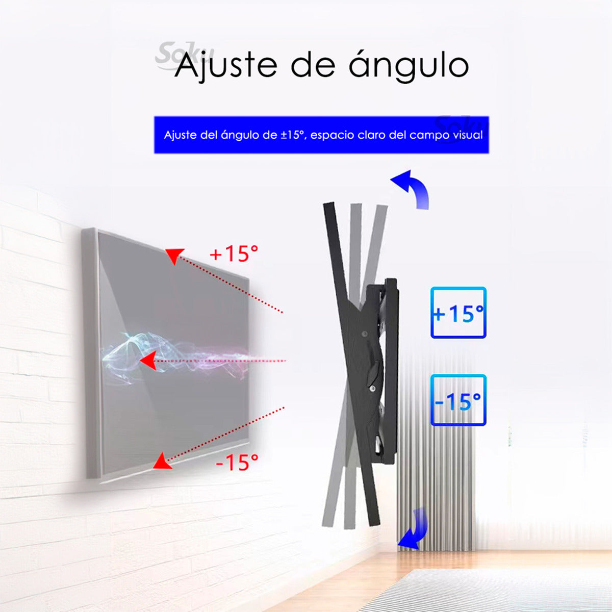 Soku Soporte Base Pantalla Tv 26 A 60 In Extra Firme