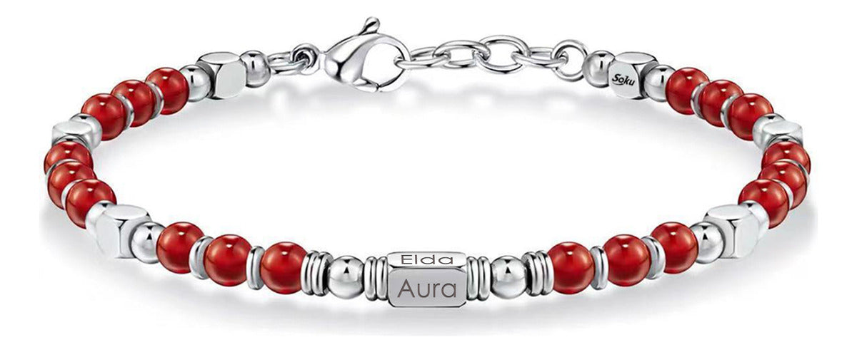 Soku Brazalete Personalizado Regalo Amistad Mama 4 Iniciales