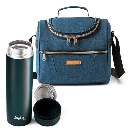 Kit Lonchera Niños Termo Combo Escolar Regalo Calidad Soku