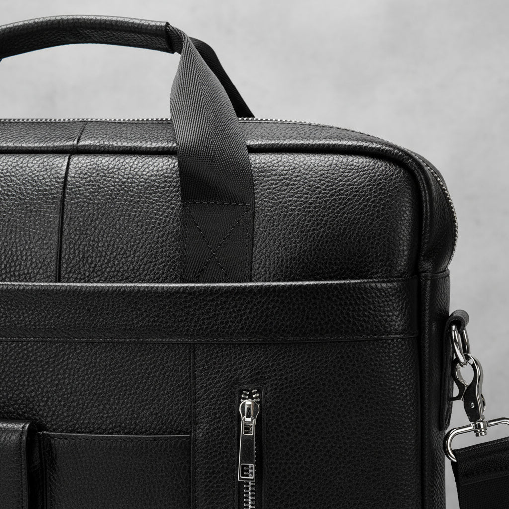 Portafolio Para Mac Laptop Pro Piel Genuina Calidad Soku