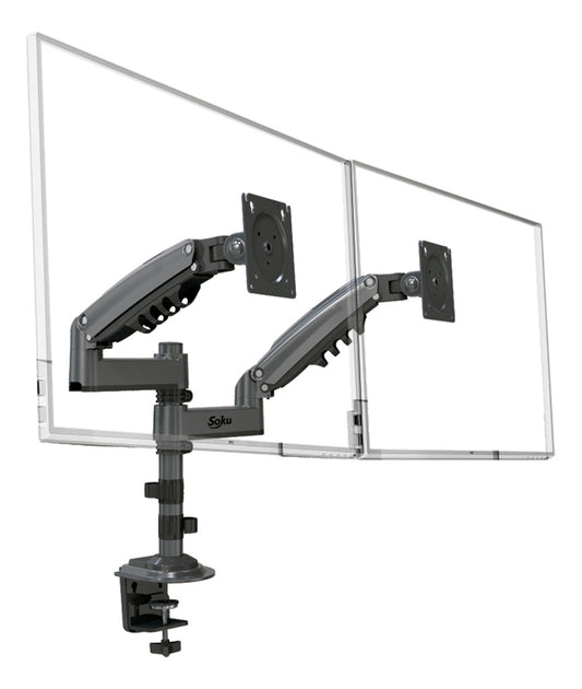 Soku Base Doble Monitor Grande 12kg Lap Ergonomico Dura Vida