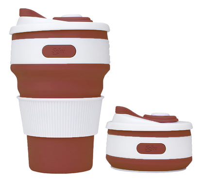 Vaso Termico Plegable Portable Cafe Hermetico Certificado