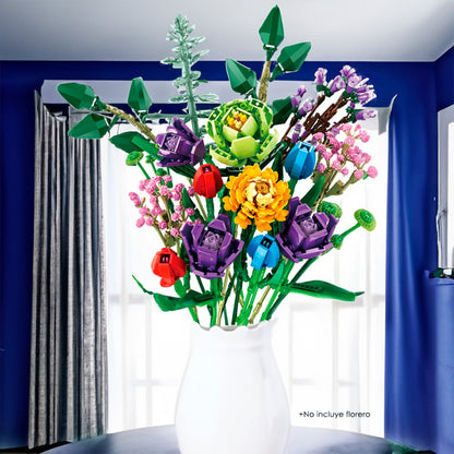 Soku Flores Bosque Esmeralda Bloques Coleccionables Premium