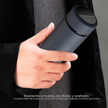 Soku Termo Personalizada Inteligente Touch Acero Inoxidable