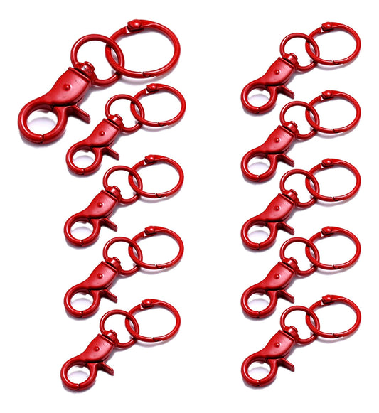 10 Ganchos Argollas Para Llavero Lote