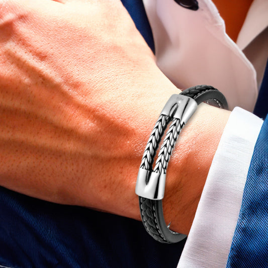 Soku Pulsera Personalizada Dragon King Inoxidable Micro Piel