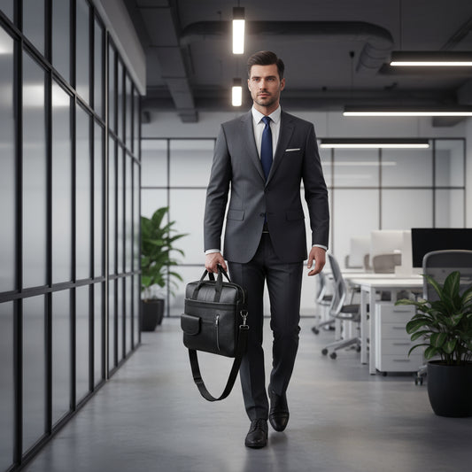 Portafolio Para Mac Laptop Pro Piel Genuina Calidad Soku