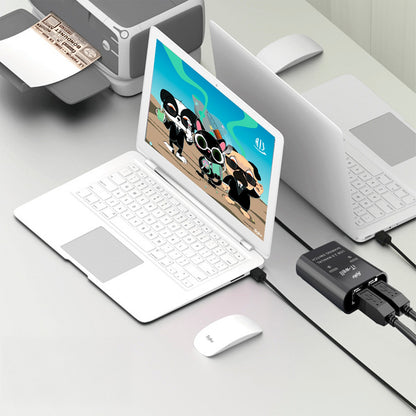 Conmutador Impresora 2 Puertos Usb Hub Divisor Switch Manual