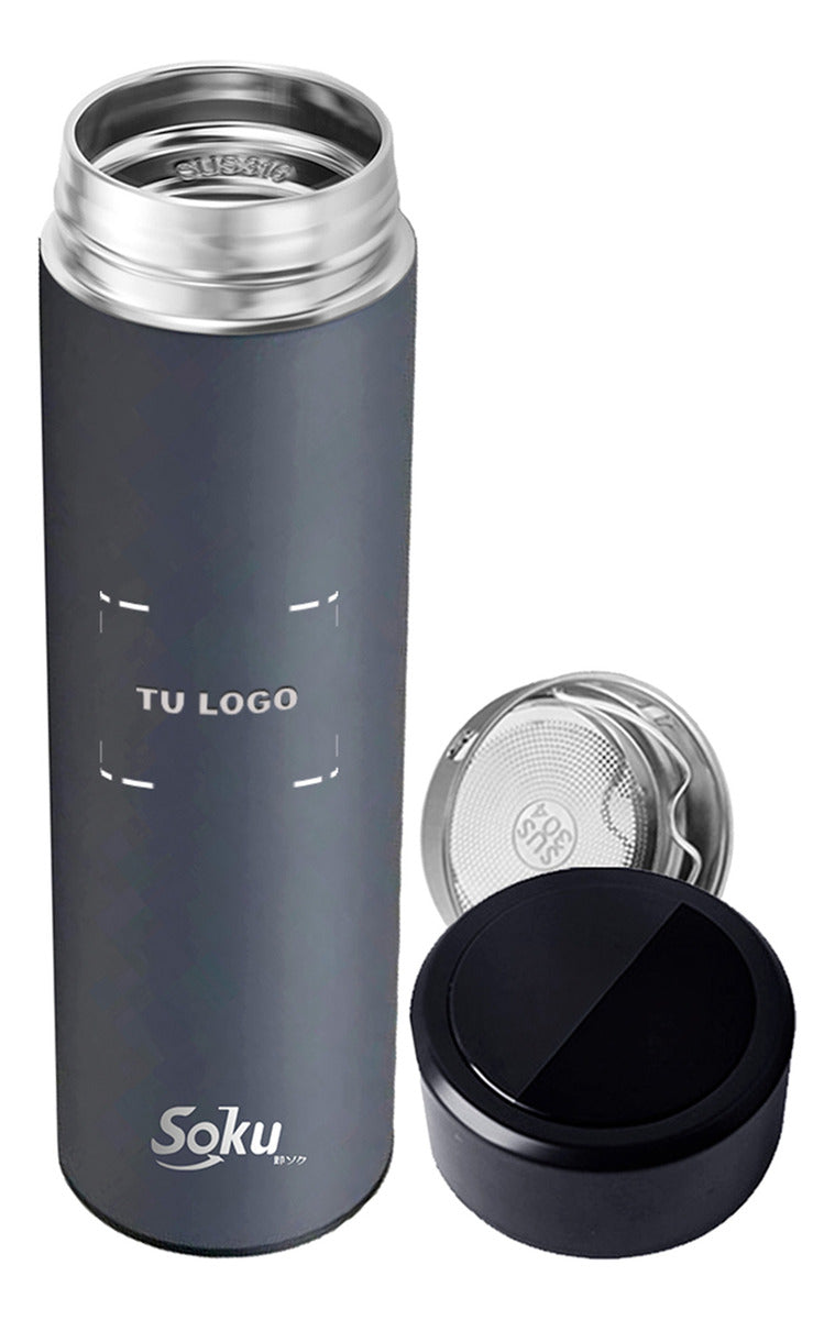 Soku Termo Personalizada Inteligente Touch Acero Inoxidable