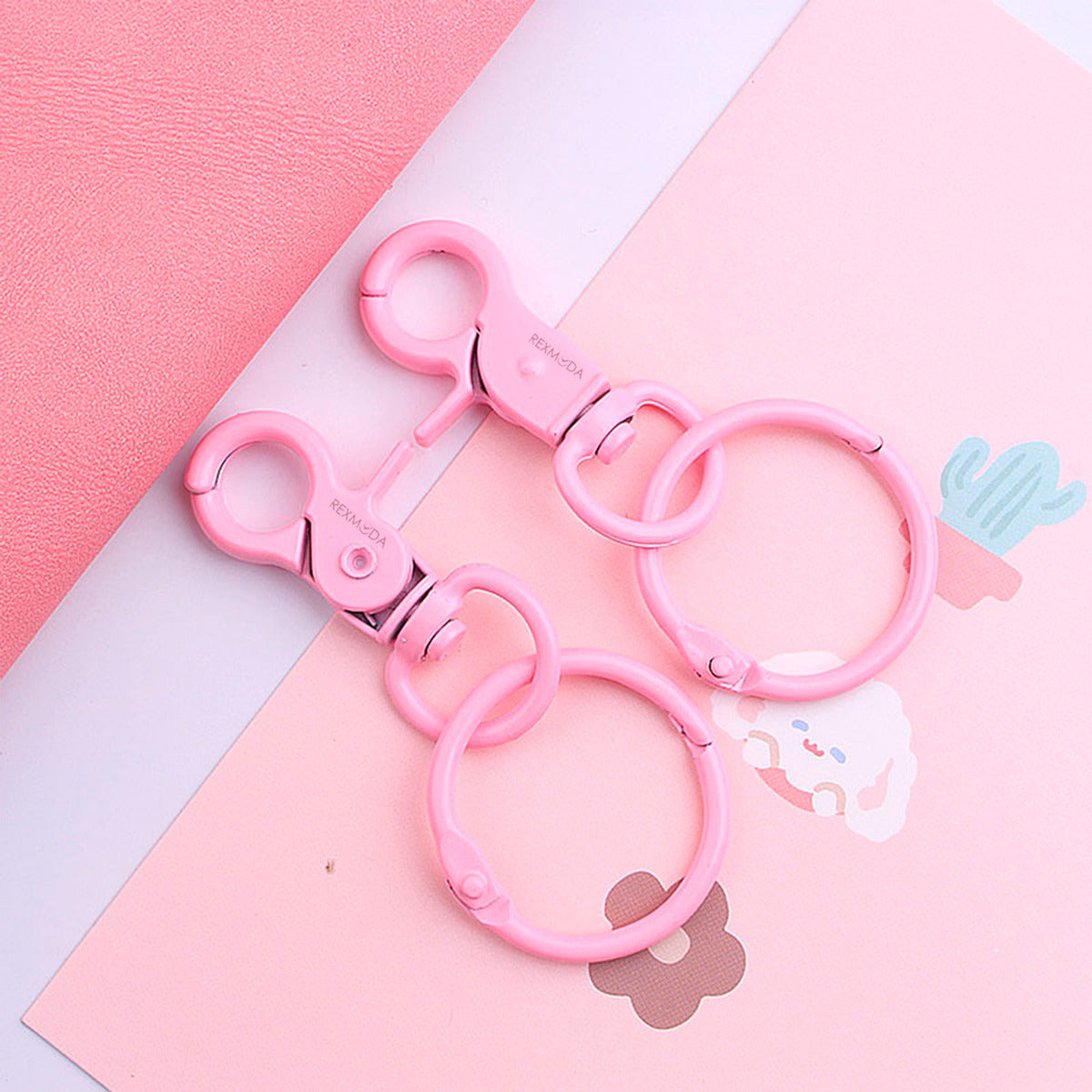 10 Ganchos Argollas Para Llavero Lote