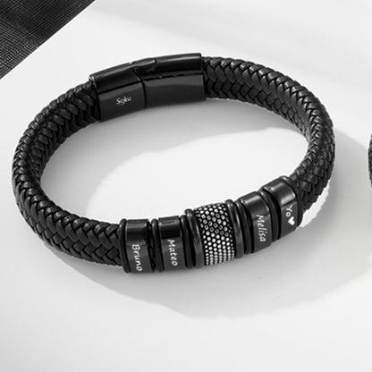 Soku Pulsera Personalizada Micro Piel Inoxidable Titanio