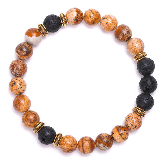 Pulsera De Pesas Con Turquesa Natural