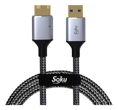 Soku Cable Usb 3.0 Lectura Ultra Rapida Disco Duro Externo