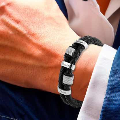 Soku Pulsera Personalizada Micro Piel Inoxidable Titanio