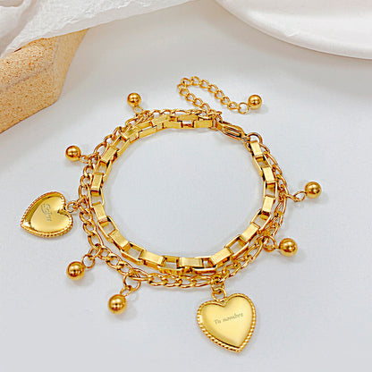 Soku Pulsera Personalizada Cadena Acero Inoxidable Dura Vida