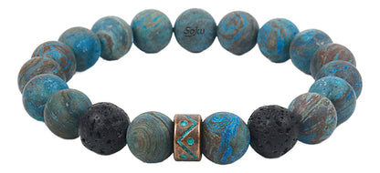Soku Pulsera De Pesas Piedra Natural Energía Poder