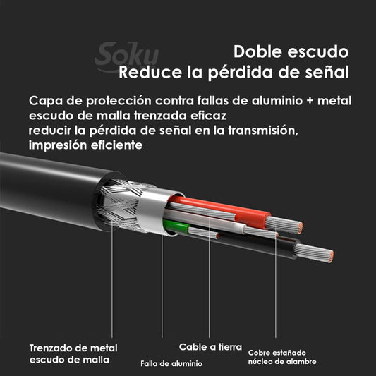 10 Cables De Impresora Universal 1.5m Usb 2.0 Hp/epson