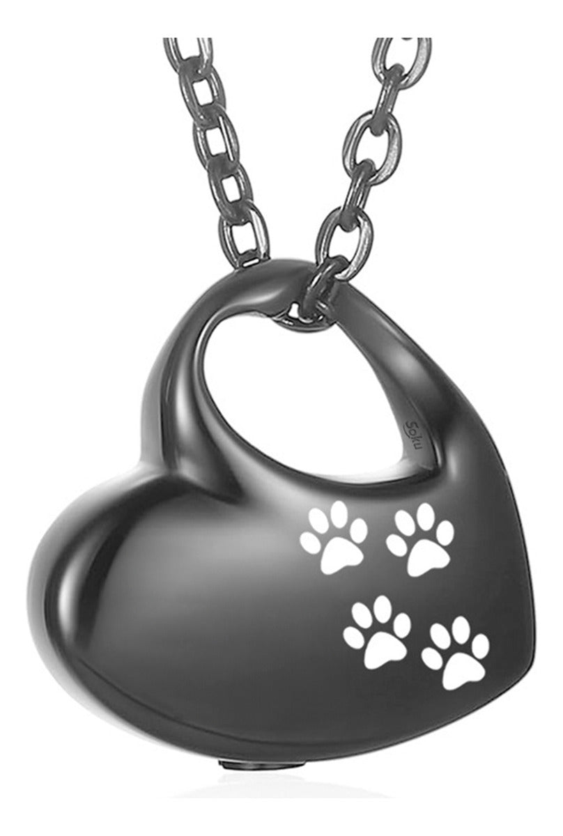 Soku Dije Personalizado Collar Cenizas Relicario Perro Gato
