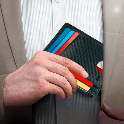 Cartera Slim Tarjetero Porta Licencia Antirrobo Rfid