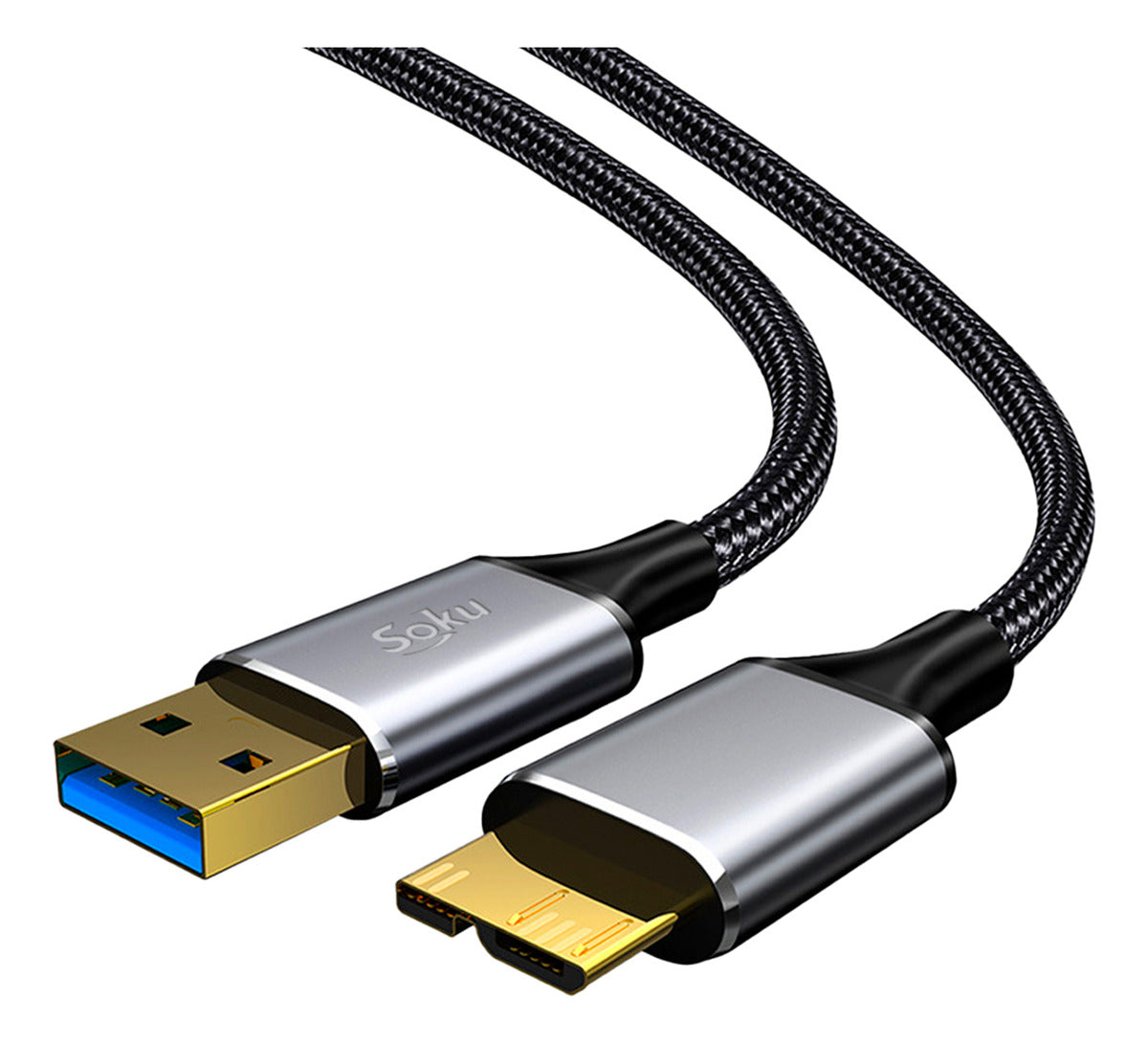 Soku Cable Usb 3.0 Lectura Ultra Rapida Disco Duro Externo