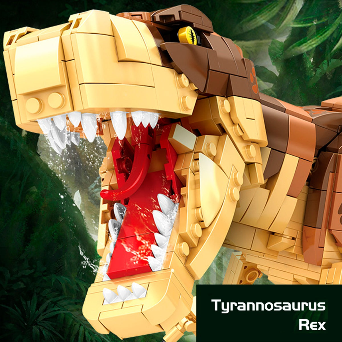 Soku Tiranosaurio Rex Bloques Articulado Dino Pro Grande
