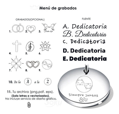 Pulseras Duo Personalizadas Grabado Parejas Acero Titanio