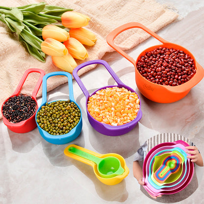 Set Tazones Tazas Cucharas Medidora Colador Todo Reposteria