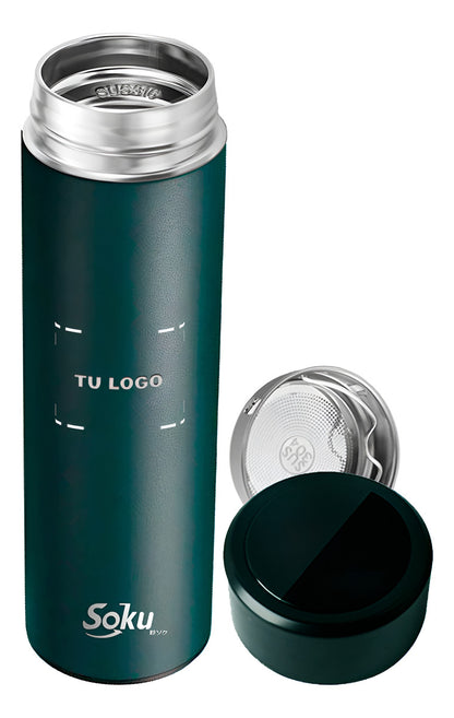 Soku Termo Personalizada Inteligente Touch Acero Inoxidable