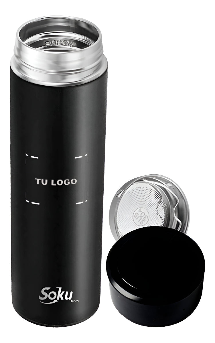 Soku Termo Personalizada Inteligente Touch Acero Inoxidable