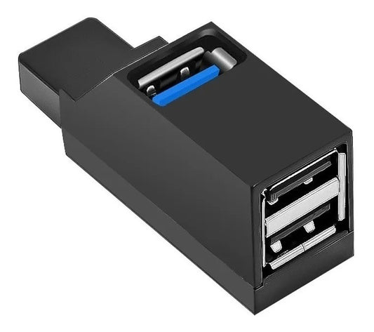 2x Mini Hub Usb 3.0 3 Puertos Pc Ps4 Xbox Datos Portatil