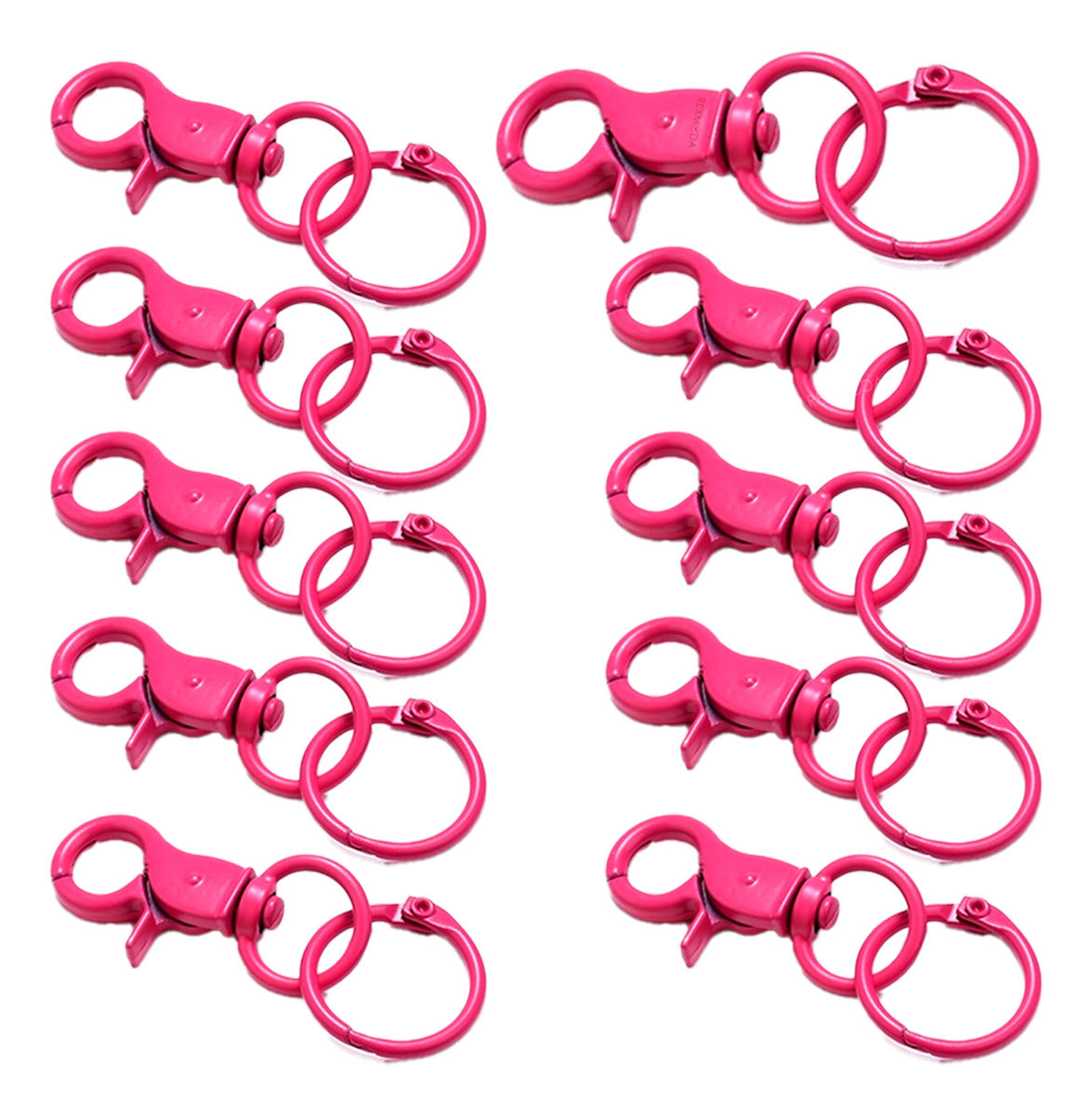 10 Ganchos Argollas Para Llavero Lote