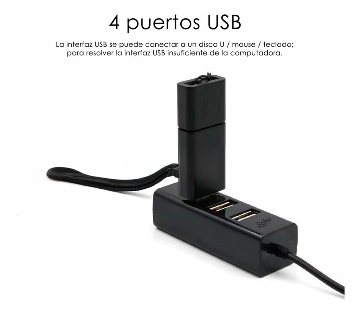 Concentrador Hub Usb 2.0 Hast  Pc/xbox