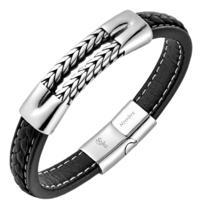 Soku Pulsera Personalizada Dragon King Inoxidable Micro Piel