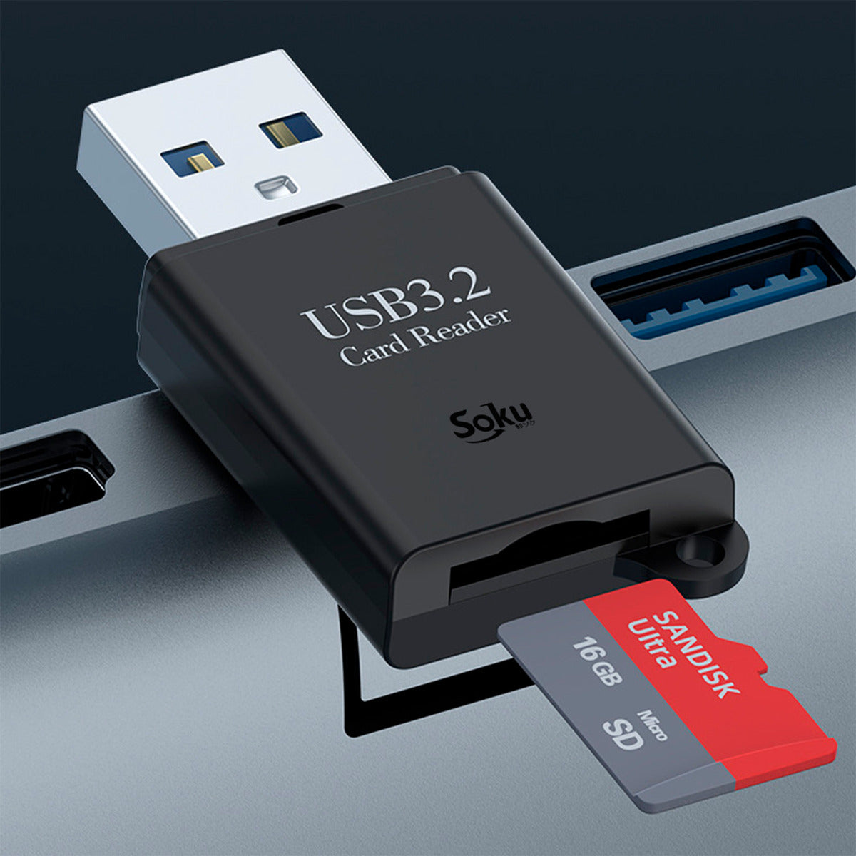 Soku Lector Tarjeta Micro Sd Tf A Usb 3.2 Otg Rápido Veloz