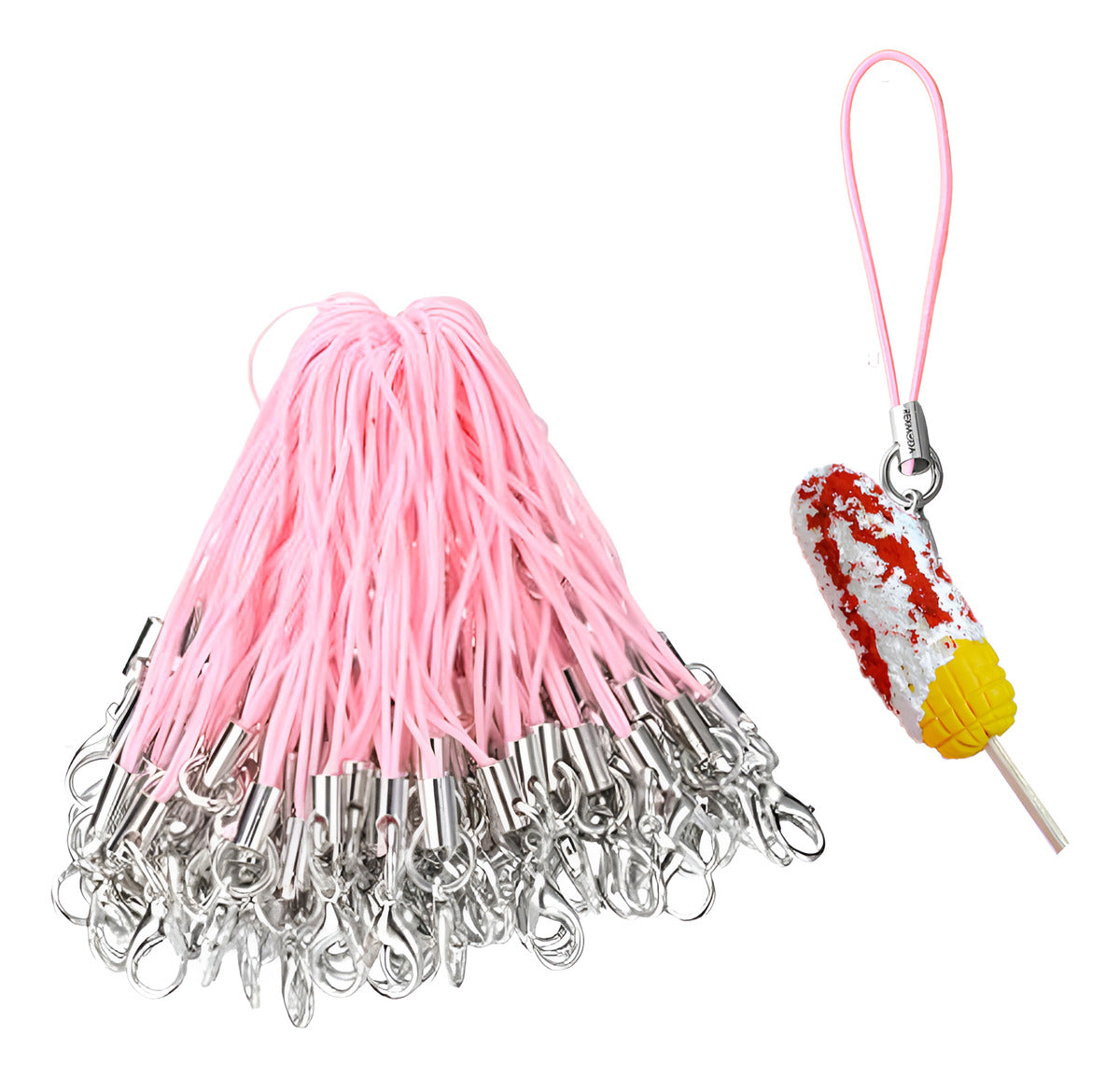 30 Cordones De Broche Langosta Llaveros Y Colgantes