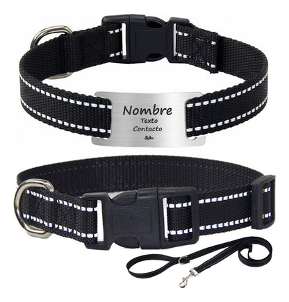 Soku Collar Raza Chica Personalizado Correa Perro Gato Masco