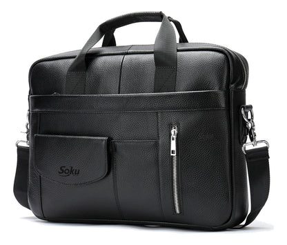Portafolio Para Mac Laptop Pro Piel Genuina Calidad Soku