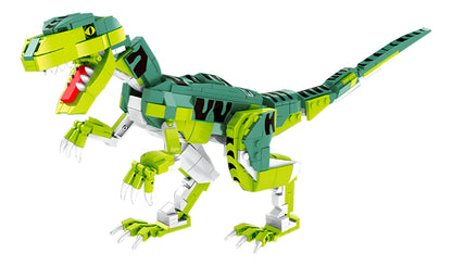 Soku Veloci Raptor Bloques Articulados Dino Coleccionable