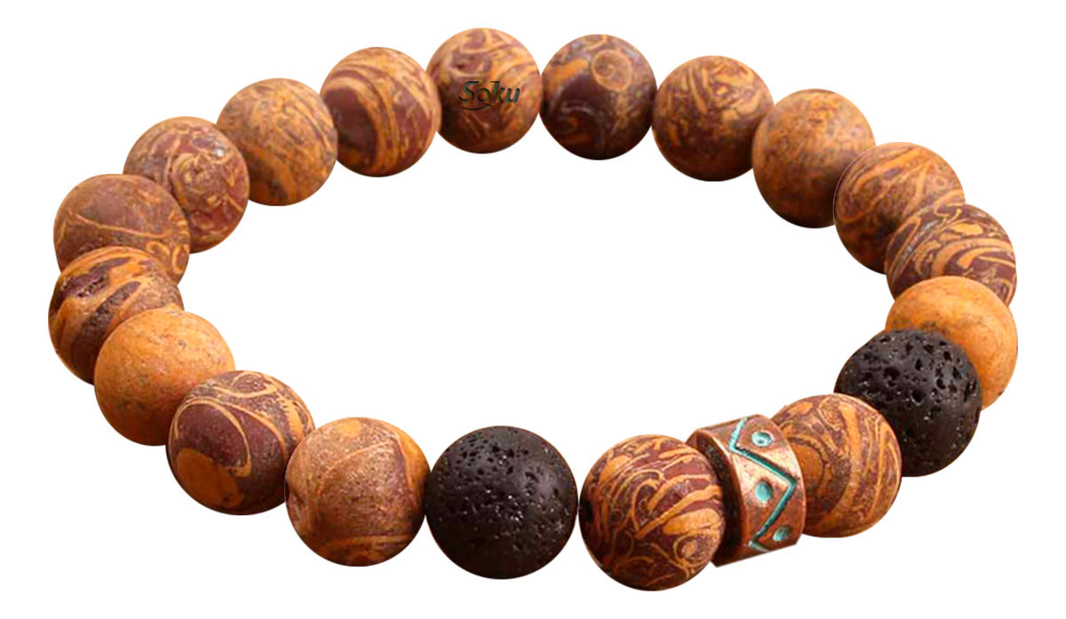 Soku Pulsera De Pesas Piedra Natural Energía Poder