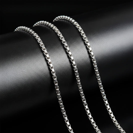 2x Cadenas Inoxidable P Placa Militar 2.5mm 50cm Lote