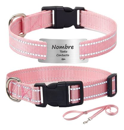 Soku Collar Raza Chica Personalizado Correa Perro Gato Masco