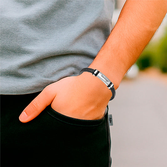 Soku Pulsera Personalizada Inoxidable Ligera Micro Piel Pro