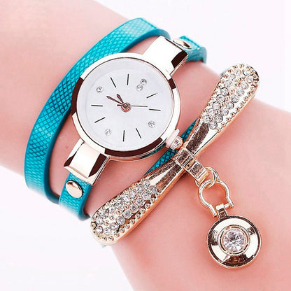 5 Relojes Mujer Mayoreo Brazalete Zafiro Dama Pulsera Lote