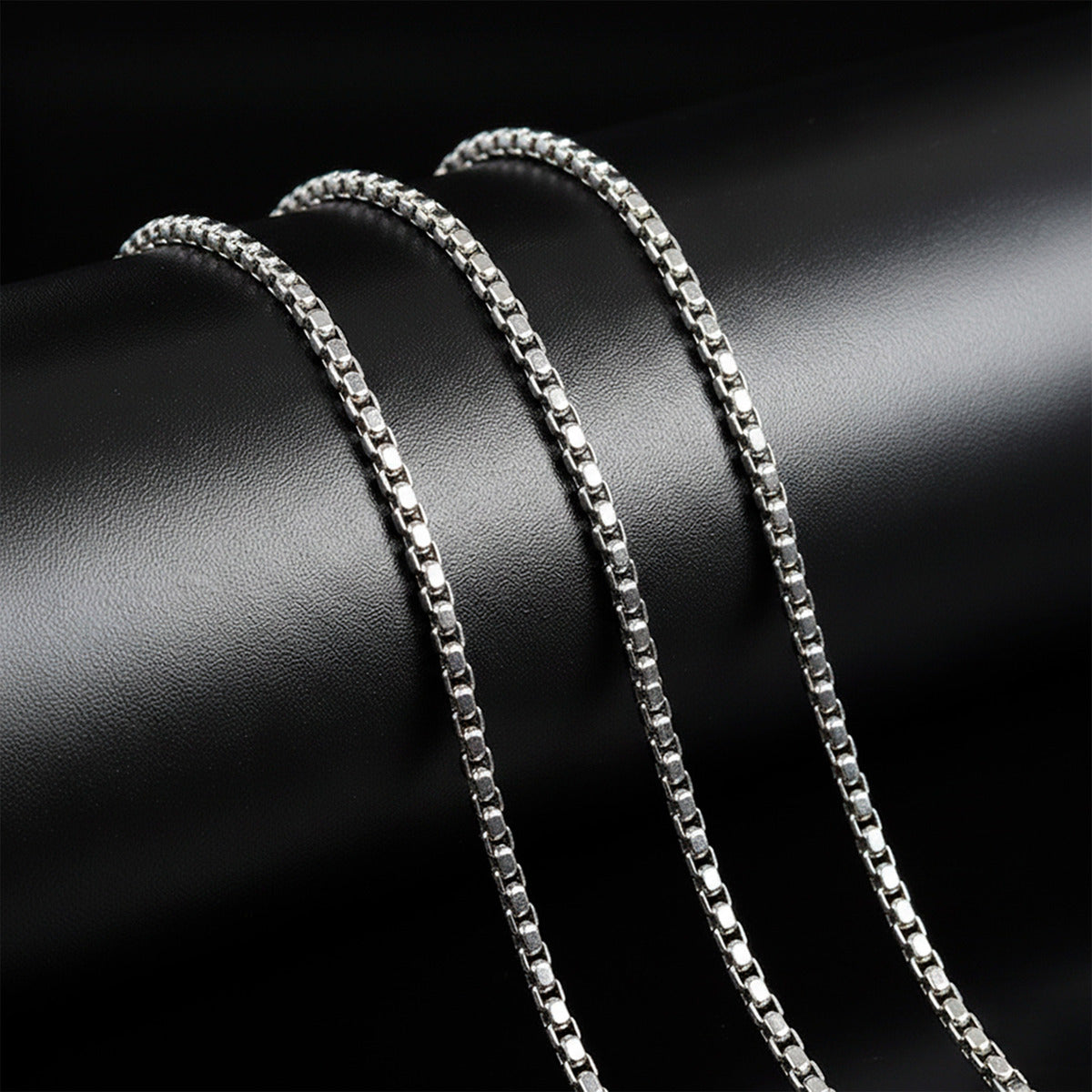 5x Cadenas Acero Inoxidable Bola Estilo Militar