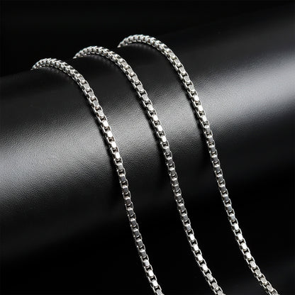 5x Cadenas Acero Inoxidable Bola Estilo Militar