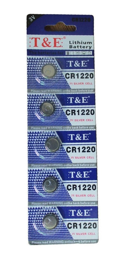 20 Baterias Paquete Blister Pilas Botón Cr1220 3v Calidad